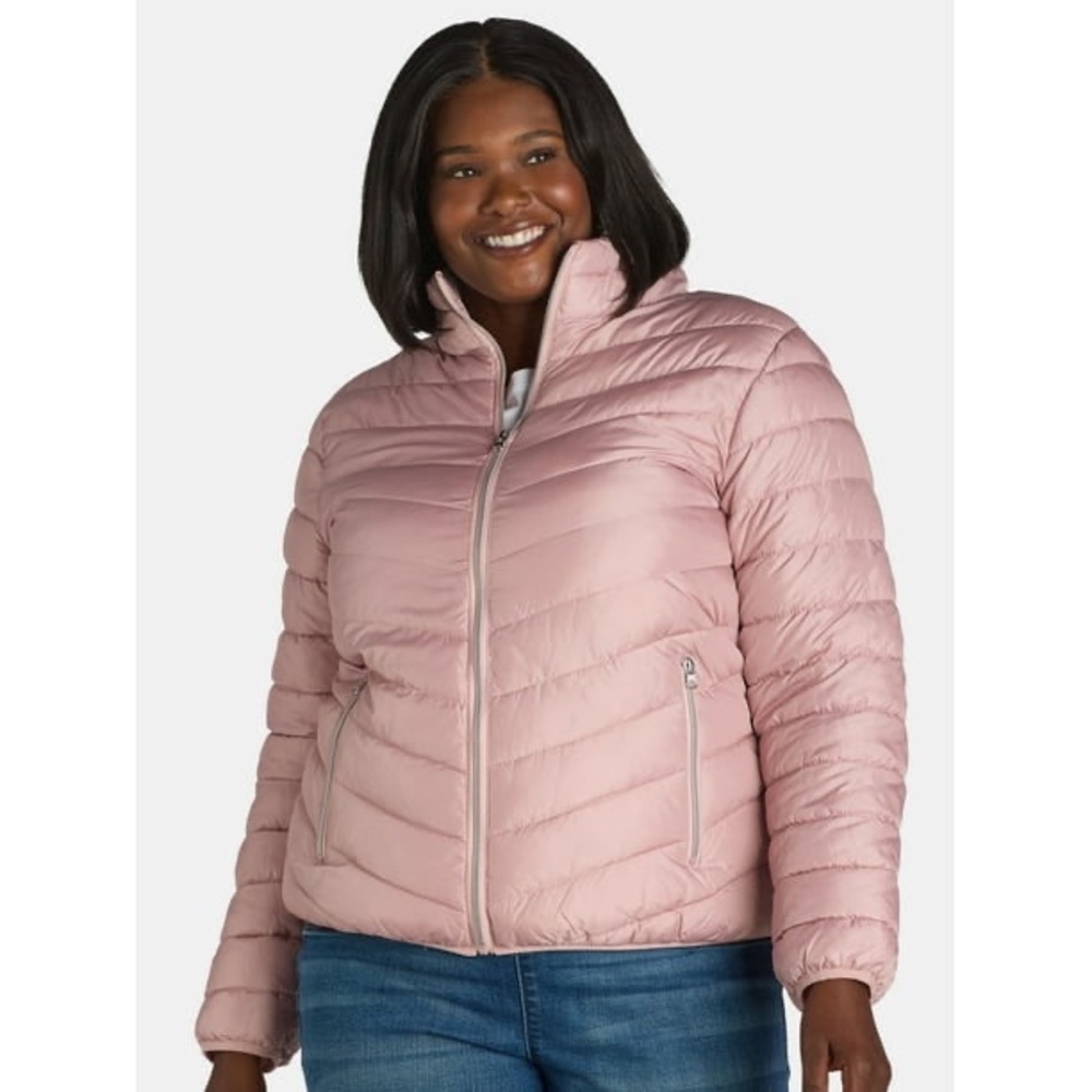 Big Chill Women's and Women’s Plus Packable Puffer Jacket